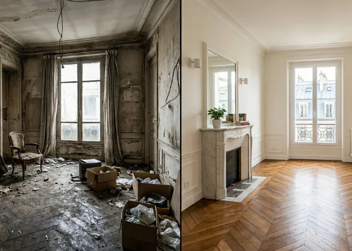 Remise en état de logement insalubre